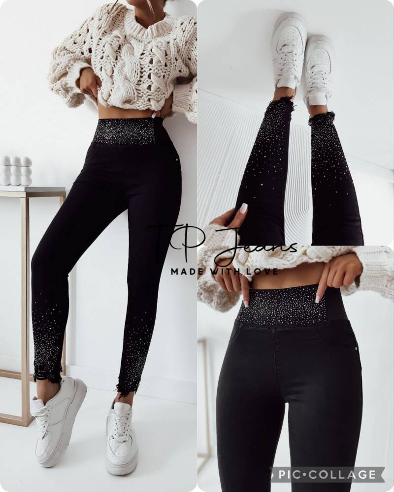 Spodnie  damskie Jeans. Roz 34-42, 1 kolor Paczka 10 szt