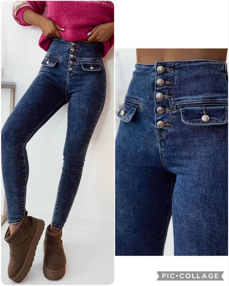 Spodnie  damskie Jeans. Roz 34-42, 1 kolor Paczka 10 szt