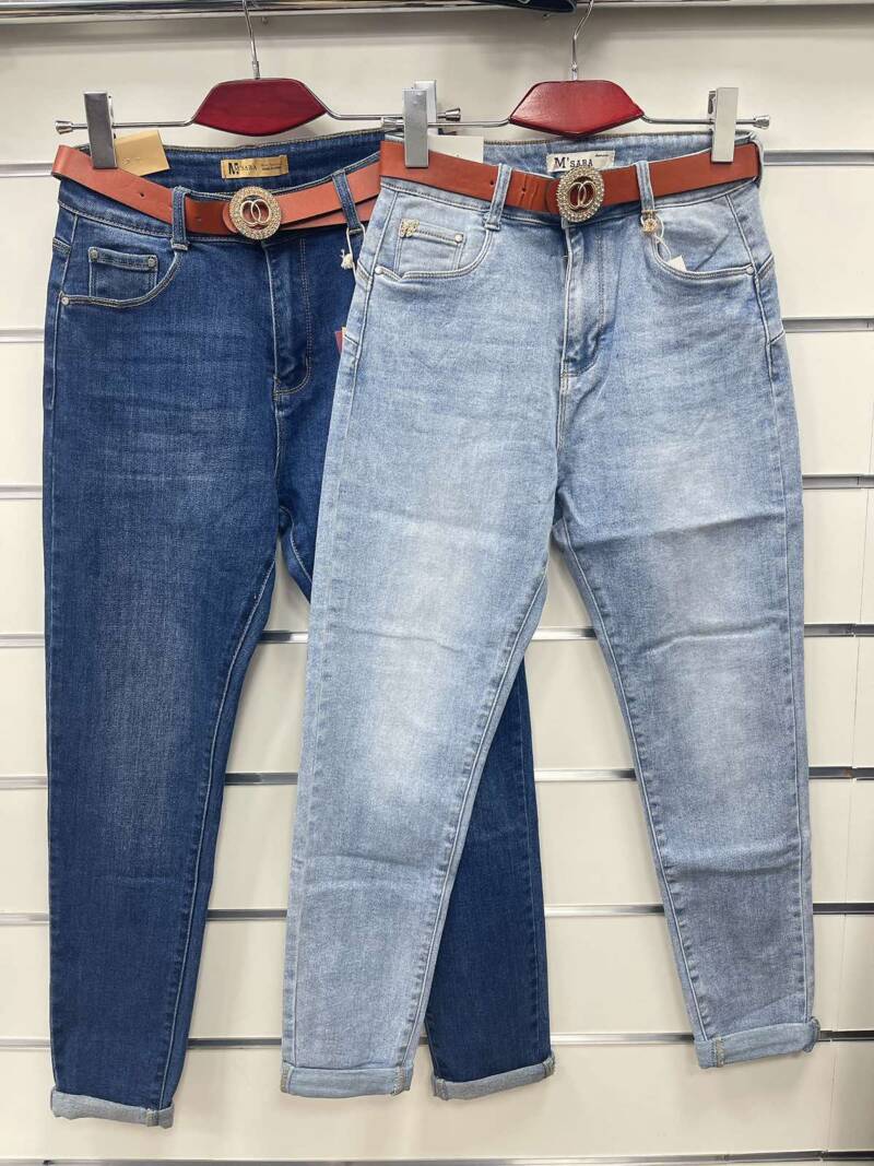 Spodnie  damskie Jeans. Roz 34-42, 1 kolor Paczka 10 szt