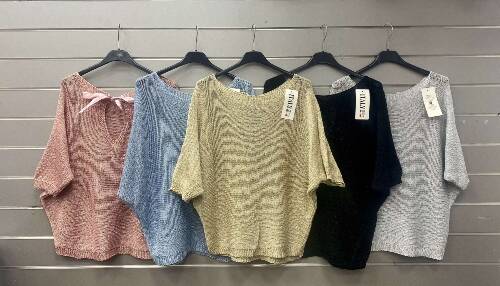 Swetry damskie (Włoskie produkt) Roz Standard Mix kolor Paczka 5 szt