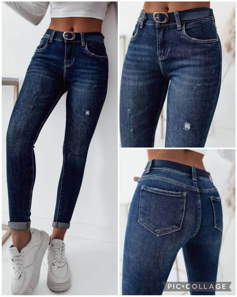 Spodnie  damskie Jeans. Roz 34-42, 1 kolor Paczka 10 szt