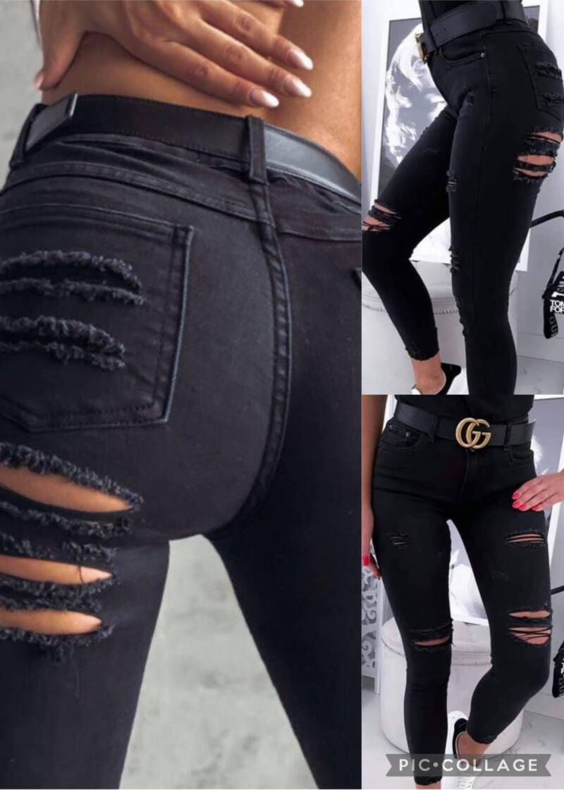 Spodnie  damskie Jeans. Roz 34-42, 1 kolor Paczka 10 szt