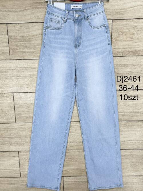 Spodnie damska jeans Roz 36-44, 1 Kolor Paczka 10 szt