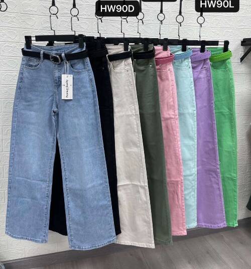 Spodnie damska jeans Roz XS-XL, Mix Kolor Paszka 10 szt