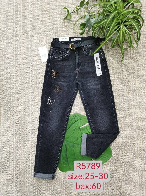 Spodnie damska jeans Roz 25-30, 1 Kolor Paczka 10 szt