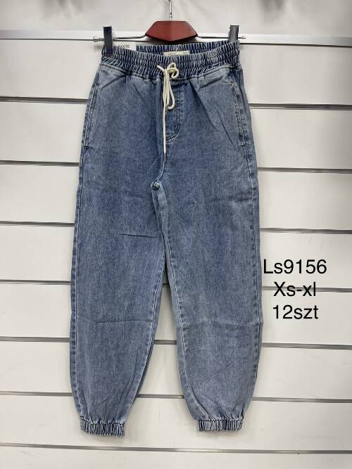 Spodnie damska jeans . Roz XS-XL. 1 kolor. Paszka 12szt.  