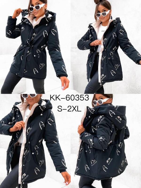 Kurtki damskie cienki Roz S-2XL, 1 Kolor Paczka 5 szt