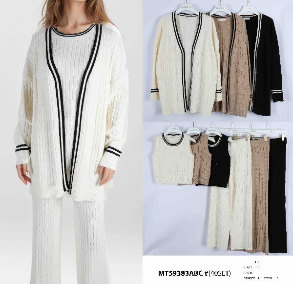 Komplet  damskie (Francja produkt) Roz Standard, Mix kolor, Paszka 5 szt