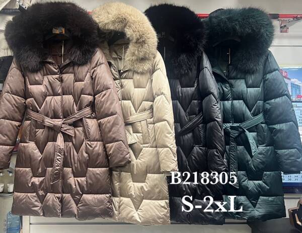 Zimowe Płaszcze Roz S-2XL, 1 Kolor Paczka 5 szt