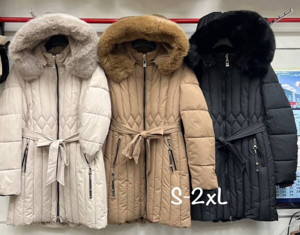 Zimowe Płaszcze Roz S-2XL, 1 Kolor Paczka 5 szt