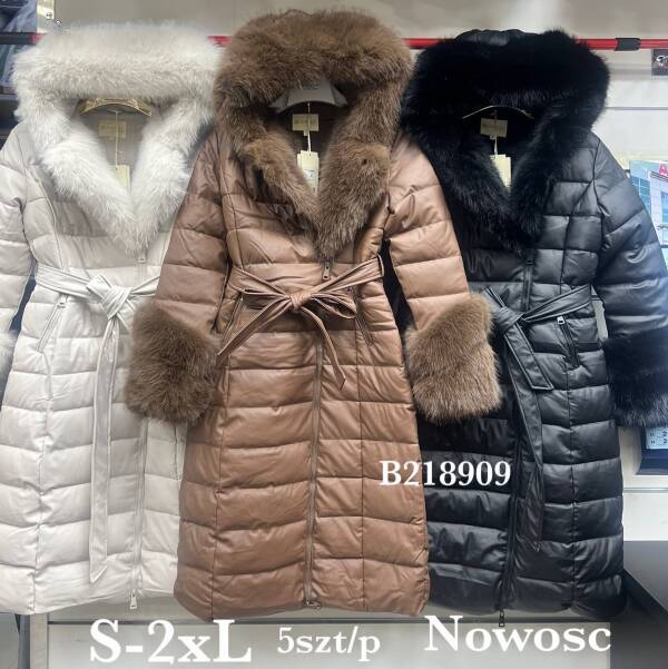Zimowe Płaszcze Roz S-2XL, 1 Kolor Paczka 5 szt