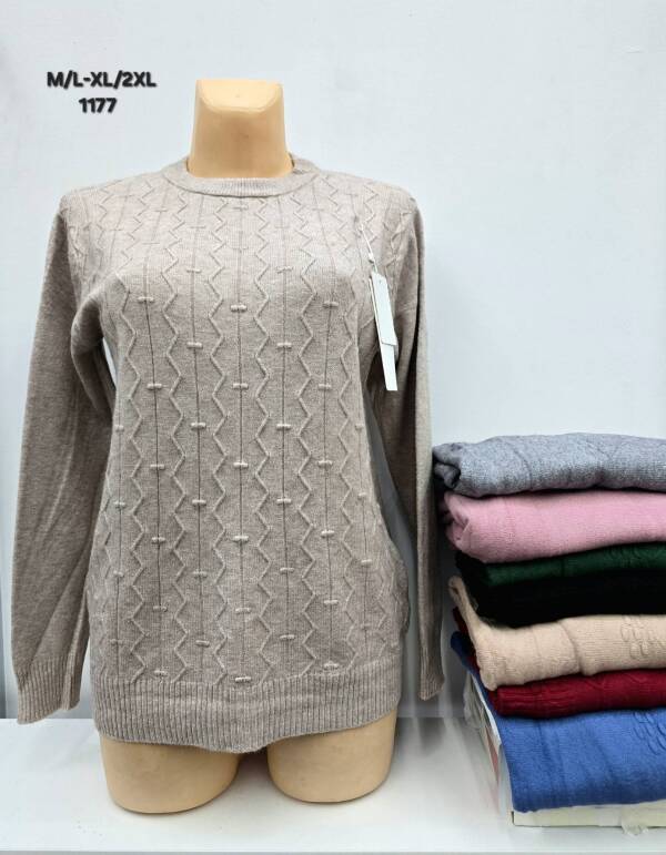 Swetry damskie Roz M/L-XL/2XL, Mix kolor, Paszka 12 szt