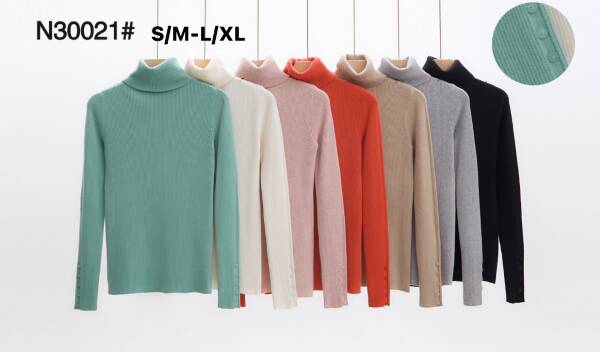 Swetry damskie Roz S/M-L/XL, Mix kolor, Paszka 12 szt