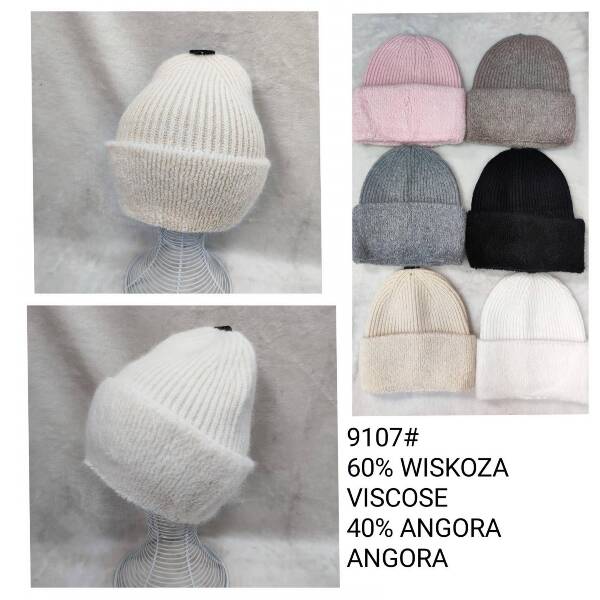 Czapki damskie Roz Standard, Mix kolor Paczka 12 szt