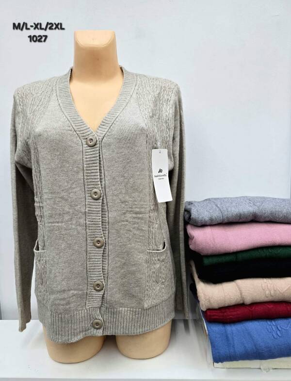 Swetry damskie Roz M/L-XL/2XL, Mix kolor, Paszka 12 szt