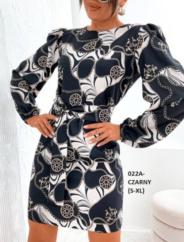  Sukienka damska (Polska produkt) Roz s-XL Paczka 5 szt /1 Kolor