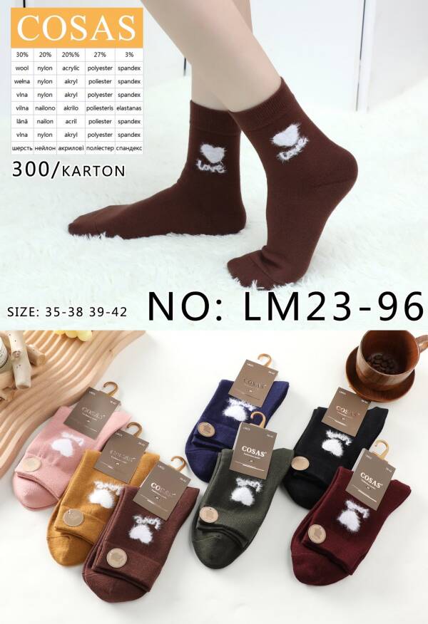 Skarpety damskie Roz 35-42, Mix kolor Paczka 40 szt