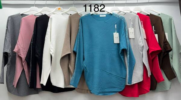 Swetry damska Roz S/M-L/XL Mix kolor Paczka 10 szt