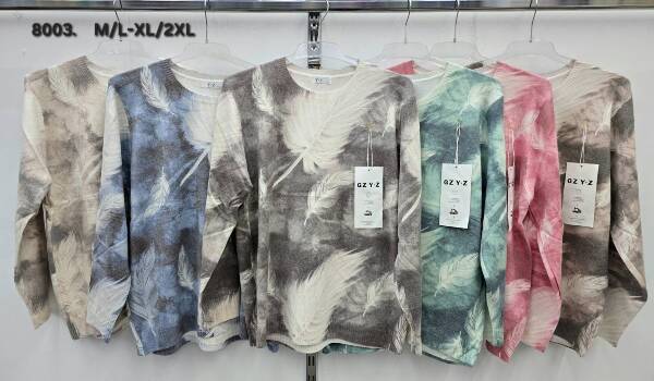 Swetry damskie Roz M/L-XL/2XL, Mix kolor, Paszka 12 szt