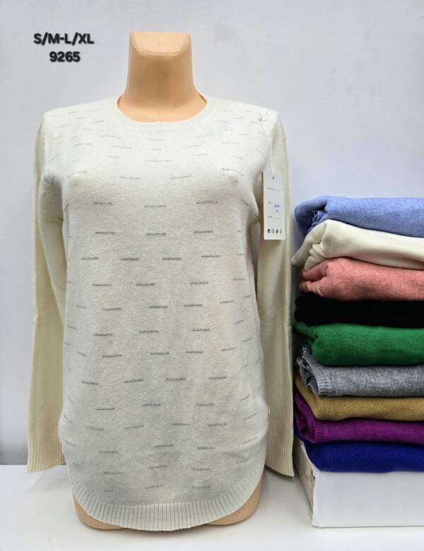 Swetry damskie Roz S/M-L/XL, Mix kolor, Paszka 12 szt