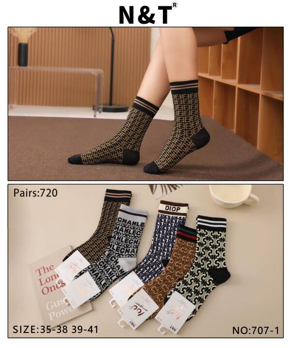 Skarpety damskie Roz 35-41, Mix kolor Paczka 40 szt