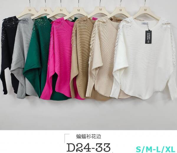 Bluzki damskie Roz S/M-L/XL, Mix kolor, Paszka 10 szt
