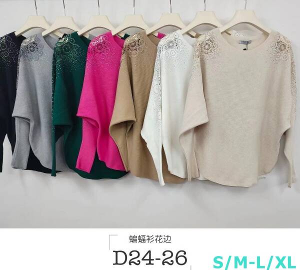 Bluzki damskie Roz S/M-L/XL, Mix kolor, Paszka 10 szt
