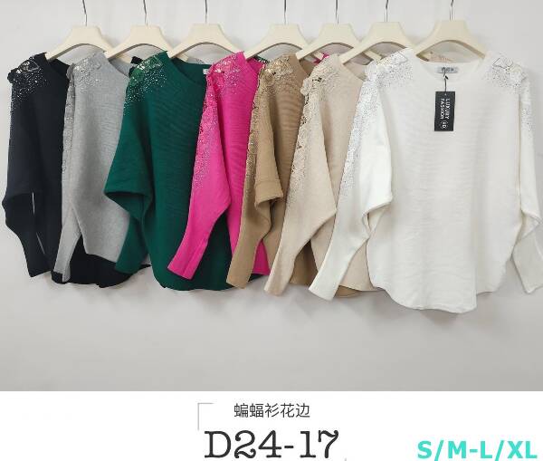 Bluzki damskie Roz S/M-L/XL, Mix kolor, Paszka 10 szt