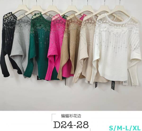 Bluzki damskie Roz S/M-L/XL, Mix kolor, Paszka 10 szt