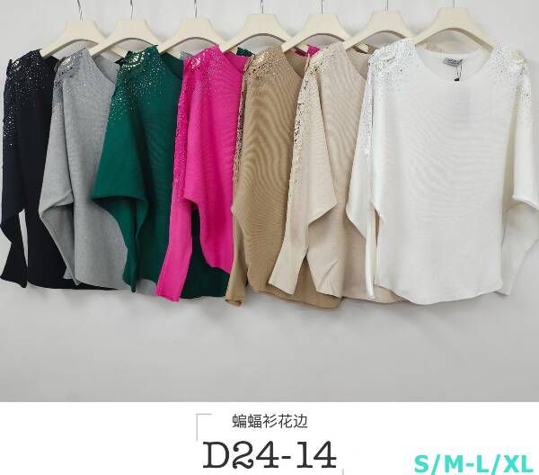 Bluzki damskie Roz S/M-L/XL, Mix kolor, Paszka 10 szt