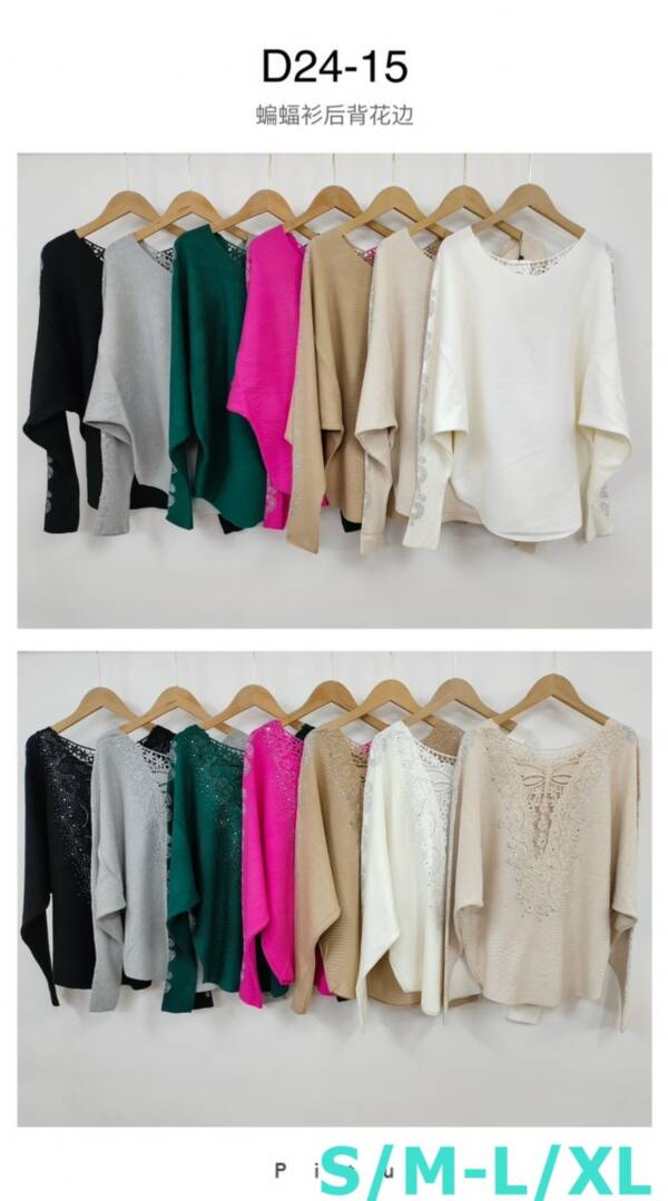 Bluzki damskie Roz S/M-L/XL, Mix kolor, Paszka 10 szt