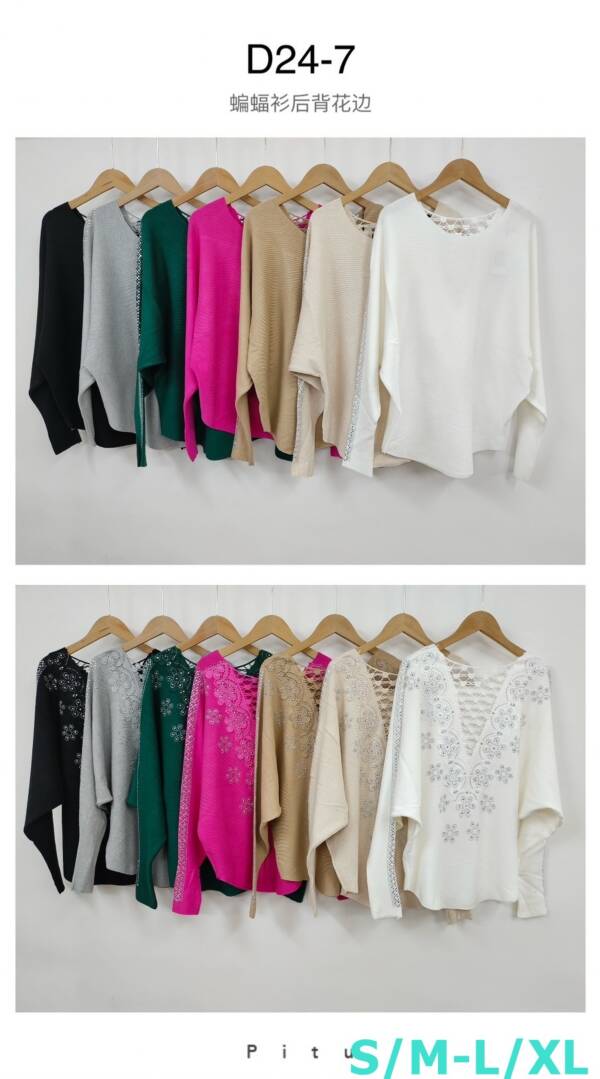 Bluzki damskie Roz S/M-L/XL, Mix kolor, Paszka 10 szt
