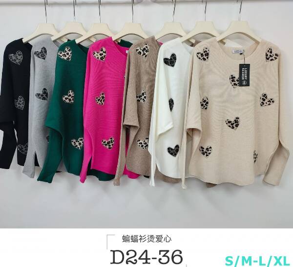 Bluzki damskie Roz S/M-L/XL, Mix kolor, Paszka 10 szt