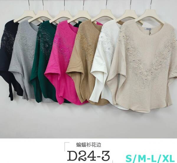 Bluzki damskie Roz S/M-L/XL, Mix kolor, Paszka 10 szt