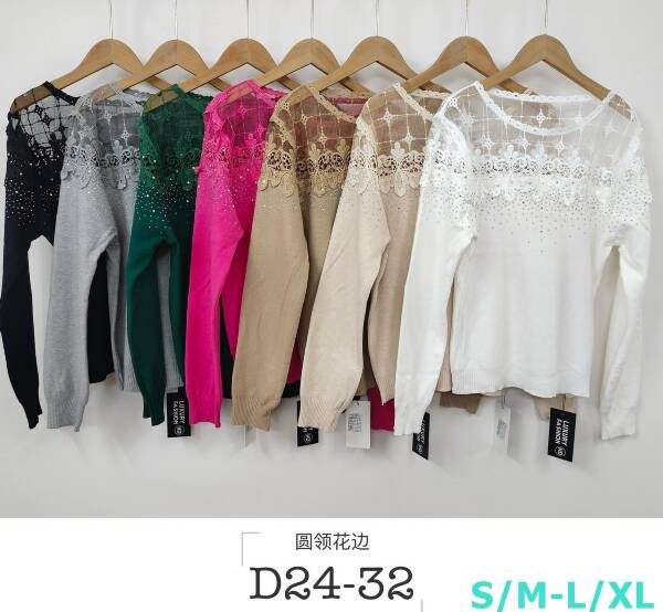 Bluzki damskie Roz S/M-L/XL, Mix kolor, Paszka 10 szt