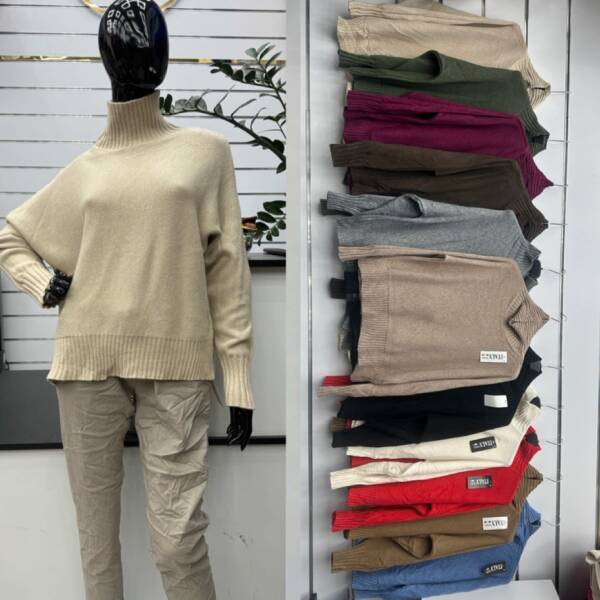 Swetry damska (Włoskie produkt) Roz Standard Mix kolor Paczka 5 szt