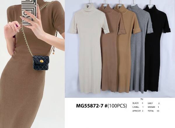 Sukienka damska Roz Standard Mix kolor Paczka 10 szt