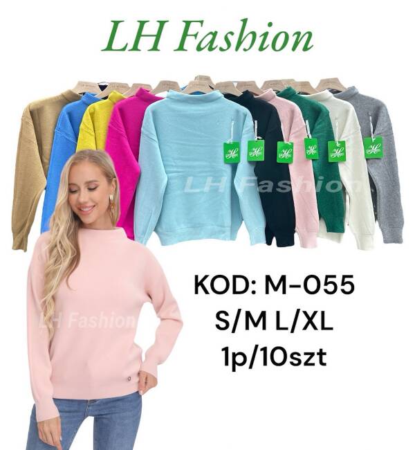 Swetry damska Roz S/M-L/XL Mix kolor Paczka 10 szt