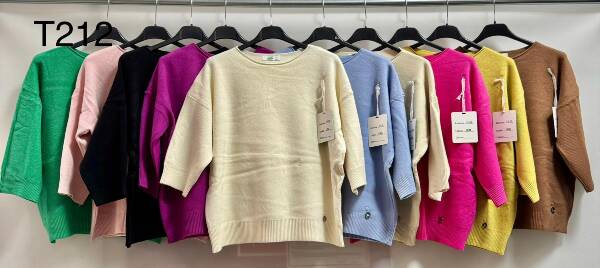 Swetry damska Roz S/M-L/XL Mix kolor Paczka 10 szt