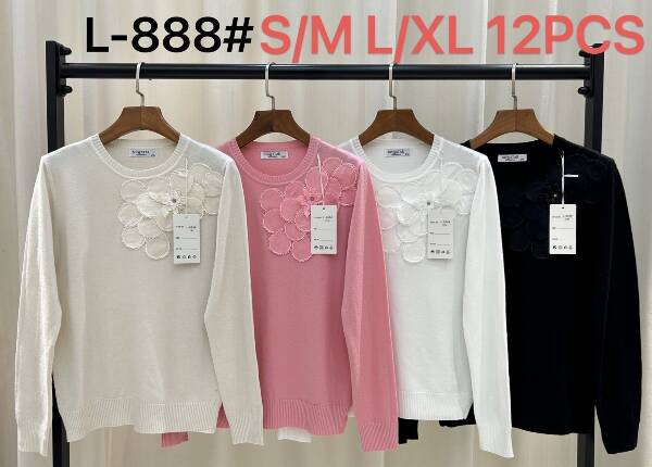 Swetry damska Roz S/M-L/XL Mix kolor Paczka 10 szt