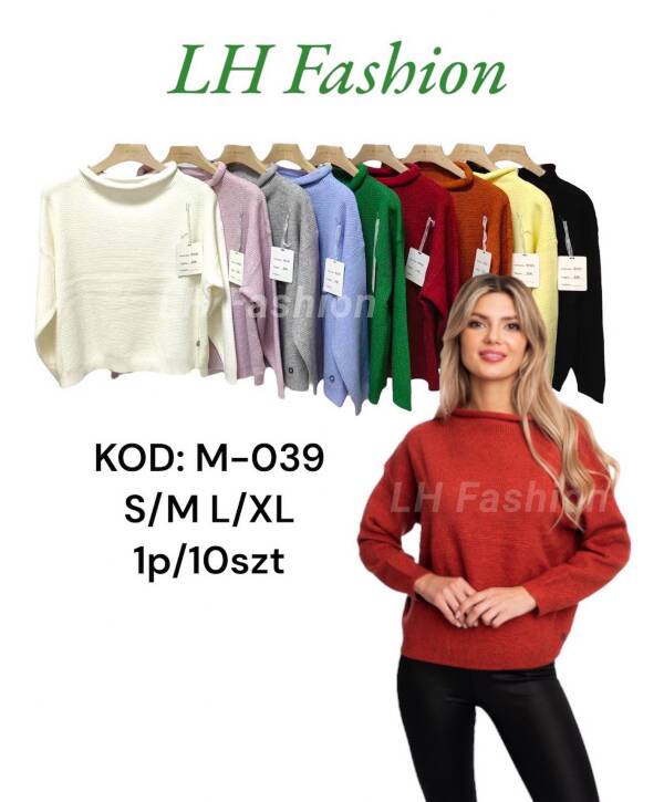 Swetry damska Roz S/M-L/XL Mix kolor Paczka 10 szt
