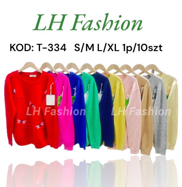 Swetry damska Roz S/M-L/XL Mix kolor Paczka 10 szt