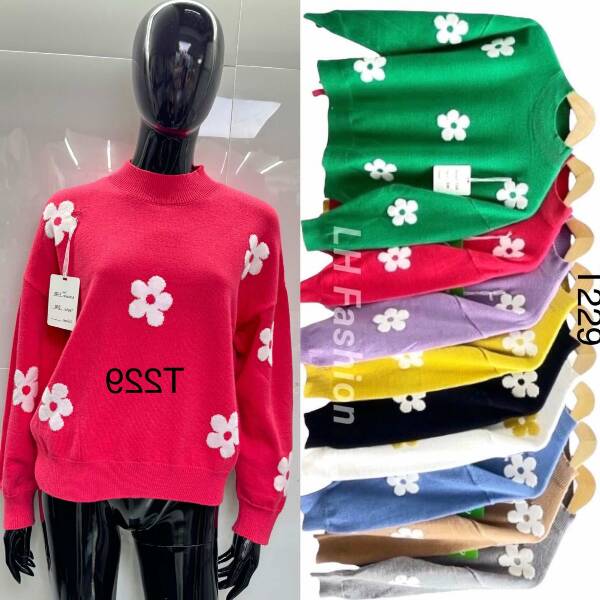 Swetry damska Roz S/M-L/XL Mix kolor Paczka 10 szt