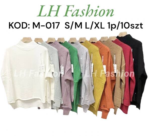 Swetry damska Roz S/M-L/XL Mix kolor Paczka 10 szt