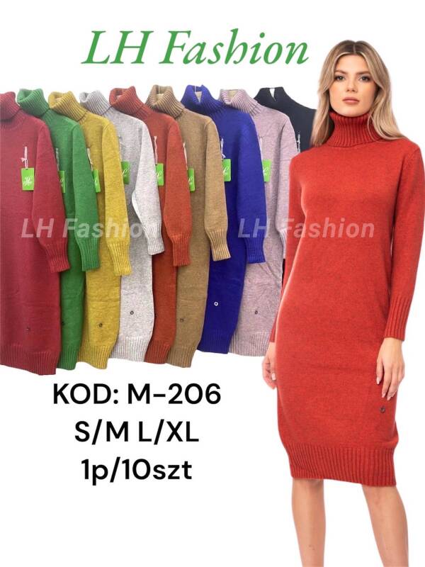 Sukienka damska Roz S/M-L/XL Mix kolor Paczka 10 szt