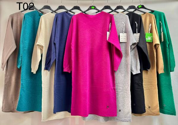 Sukienka damska Roz S/M-L/XL Mix kolor Paczka 10 szt