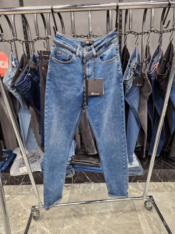 Spodnie damskie jeans Roz 25-30, 1 Kolor Paczka 10 szt