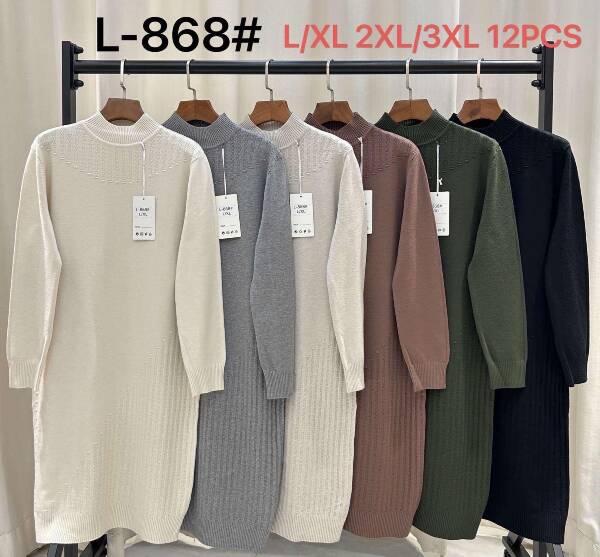 Sukienka damska Roz L-3XL Mix kolor Paczka 10 szt