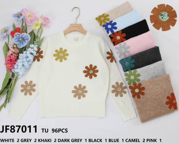Swetry damskie (Francja produkt) Roz Standard, Mix kolor, Paszka 5 szt