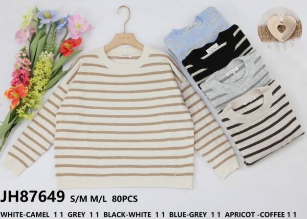 Swetry damskie (Francja produkt) Roz S/M-L/XL, Mix kolor, Paszka 5 szt